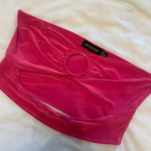 PLT cut out crop top